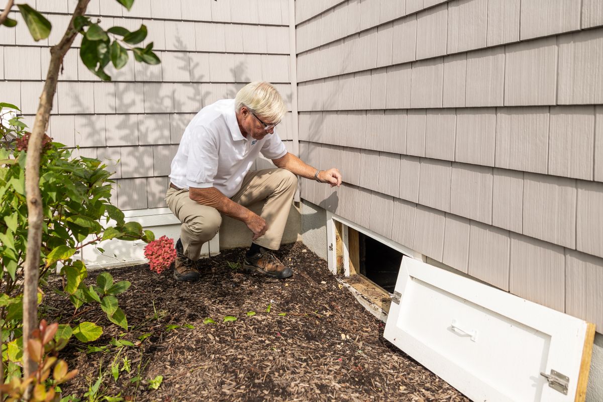 Crawl space and subfloor inspection