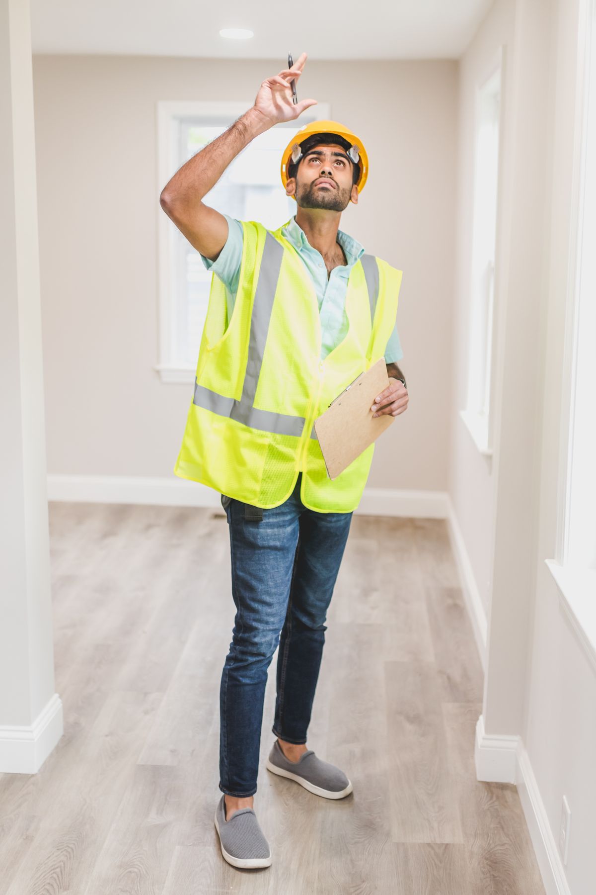 Checking a roof void for access